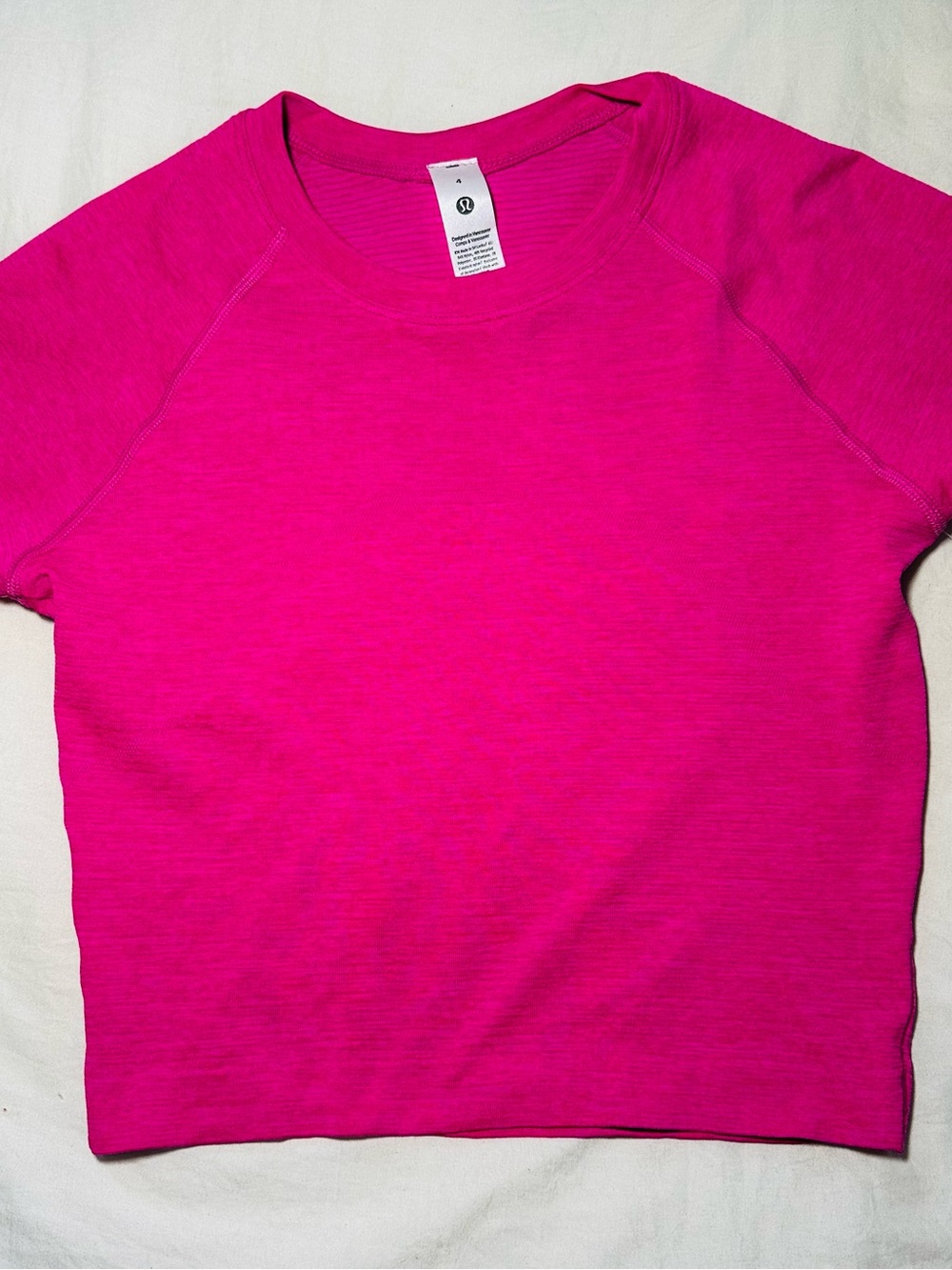 Lululemon NWT Swiftly Tech Cropped Short Sleeve 2.0
